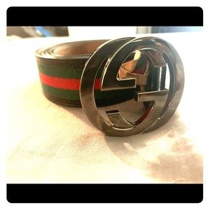 Gucci interlocking GG web belt